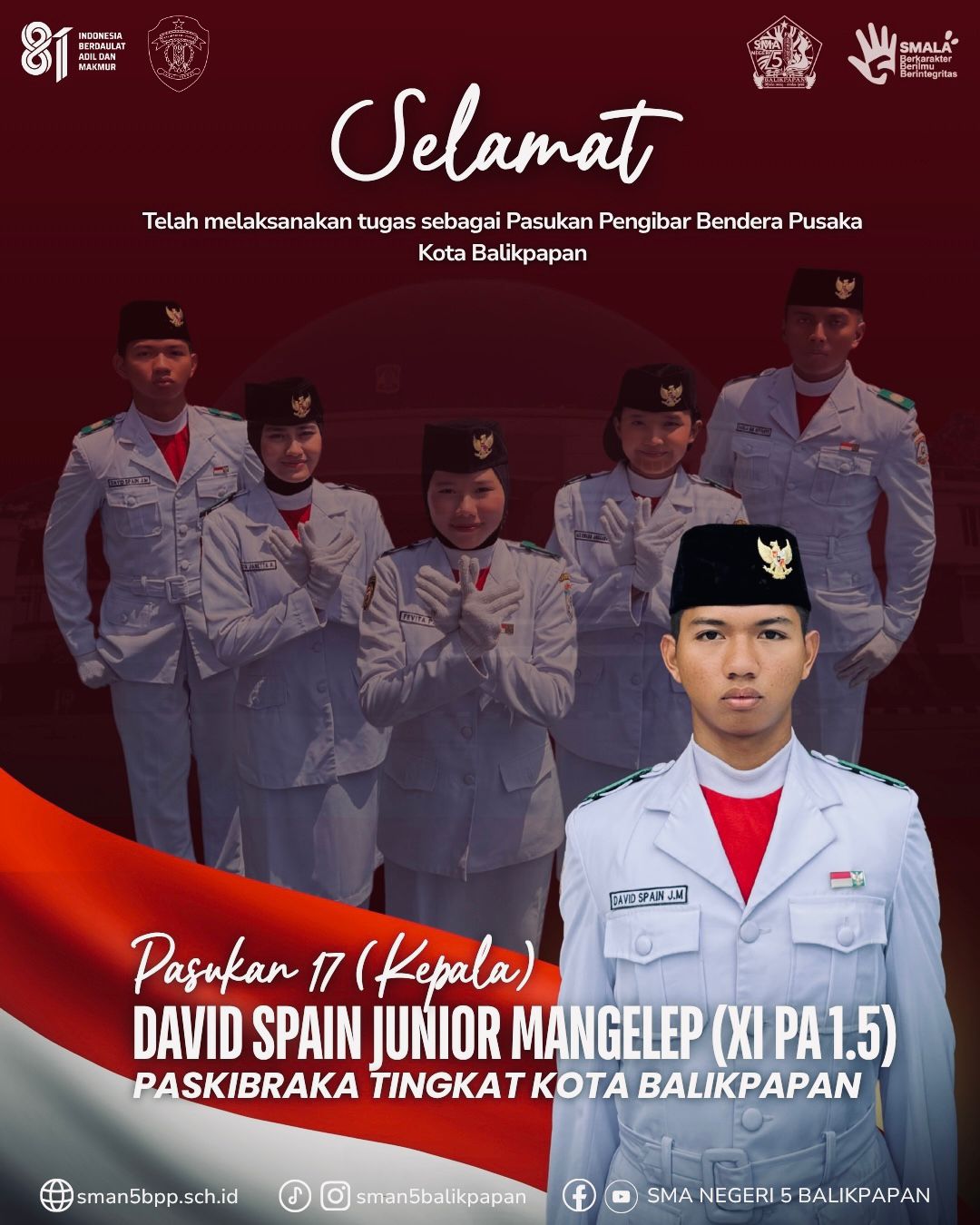 DAVID SPAIN JUNIOR MANGELEP